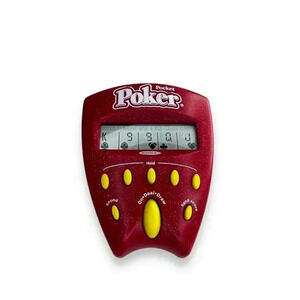 Vintage Radica Pocket Poker Draw Deuces Electronic Handheld Game